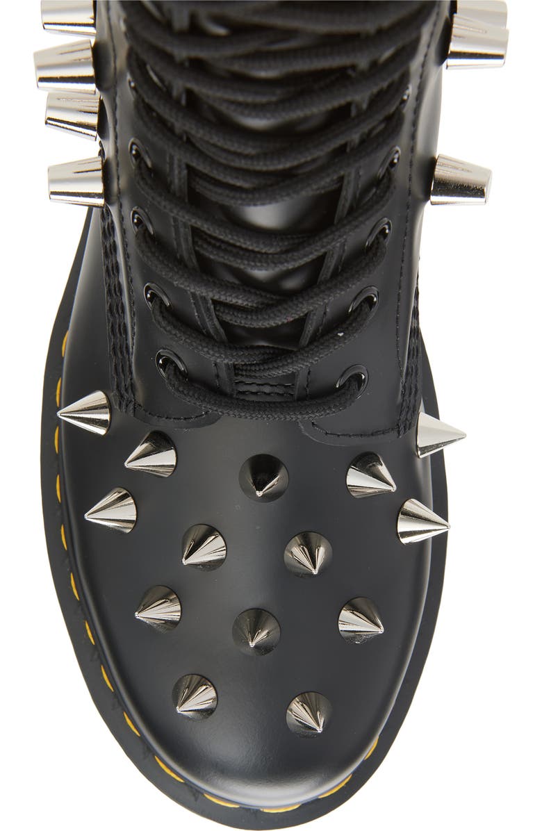 Junya Watanabe x Dr. Martens Studded Boot, Alternate, color, Black