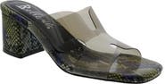 BELLINI Faze Transparent Block Heel Sandal