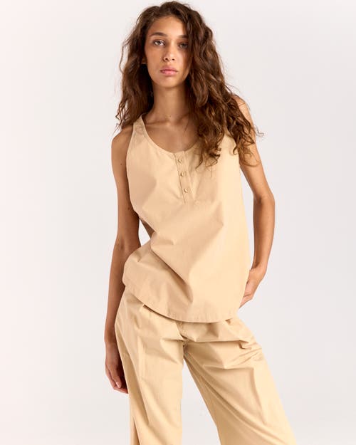 Romy Summer Tank In Tan