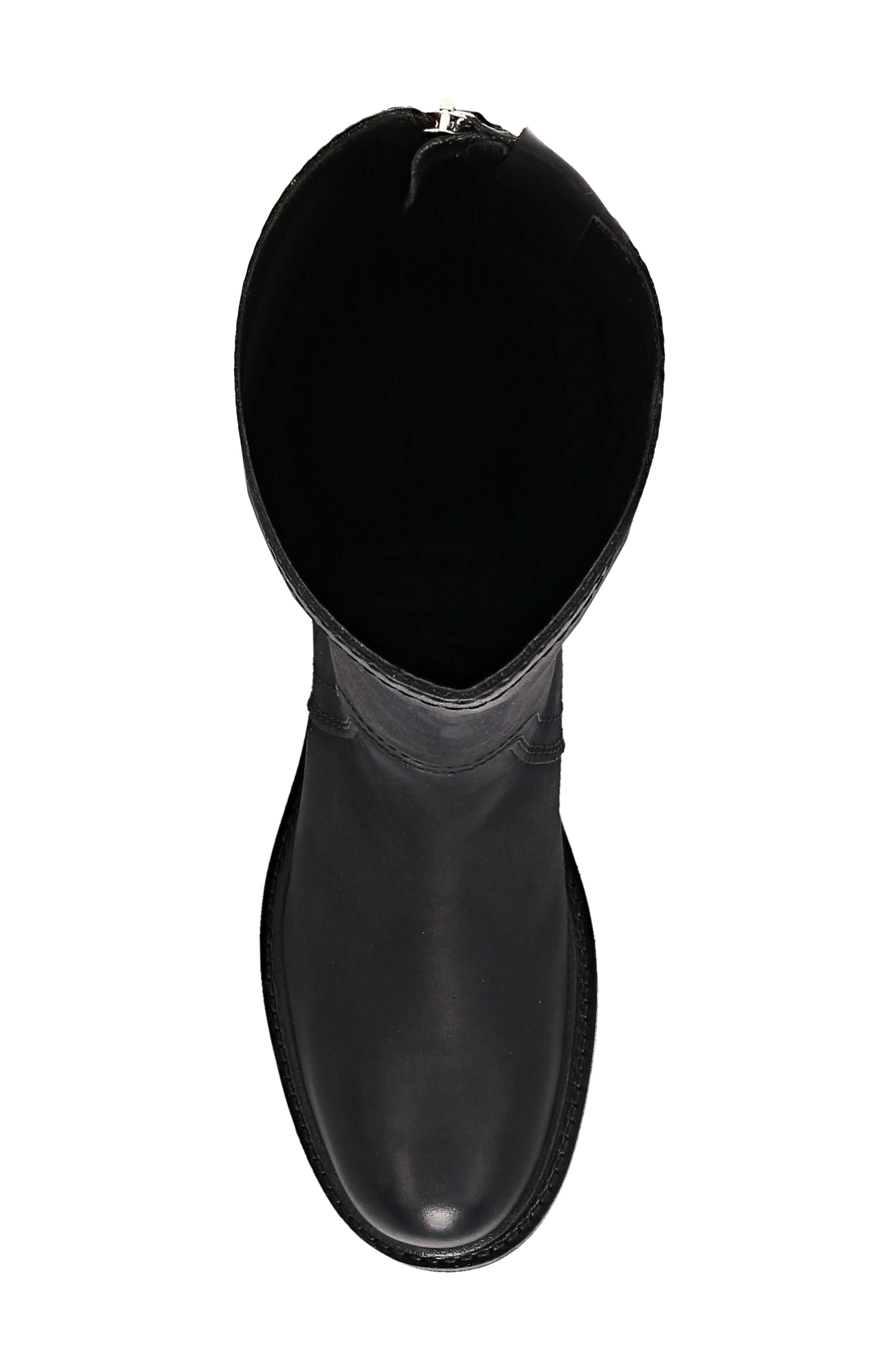 Phoebe Leather Tall Boot, Alternate, color, BLACK