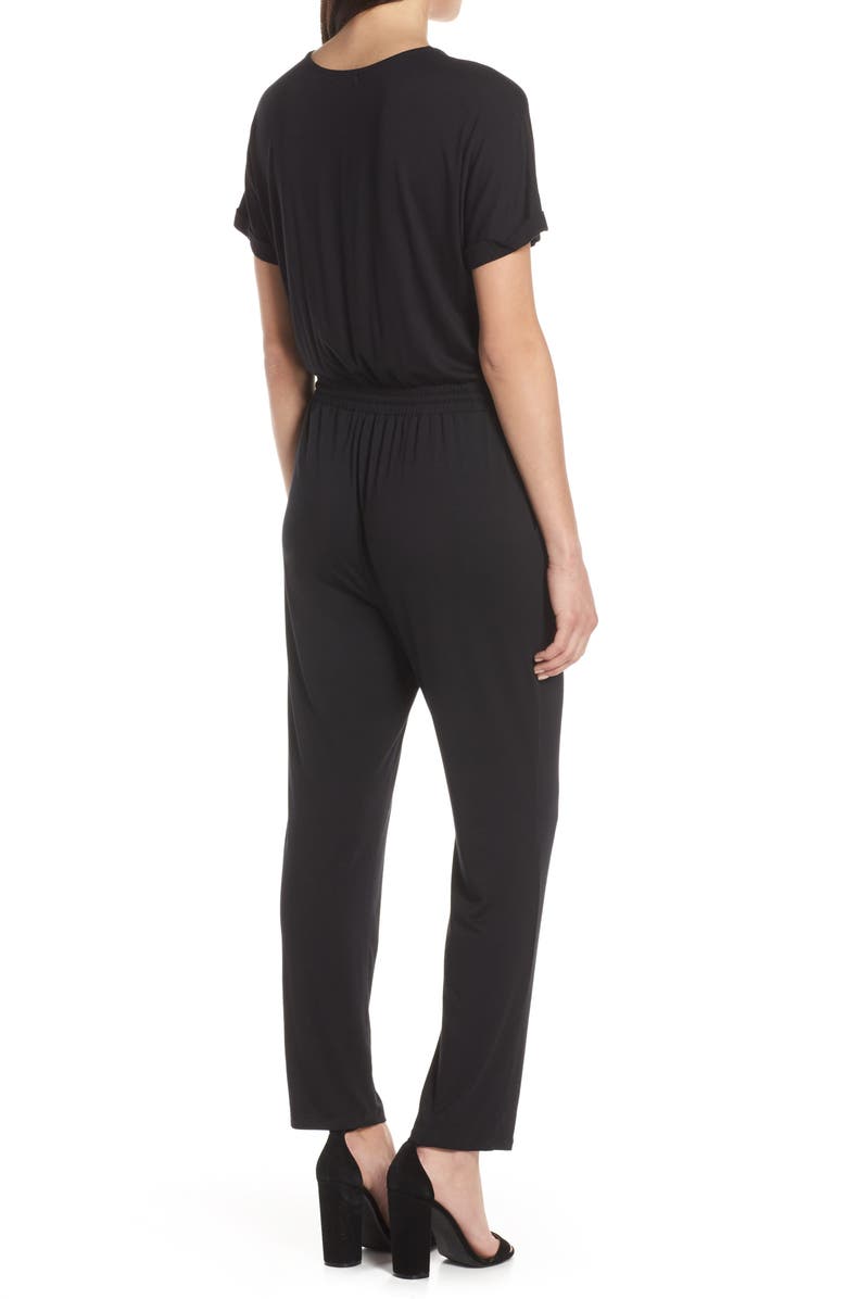Chelsea28 Faux Wrap Jumpsuit, Alternate, color,