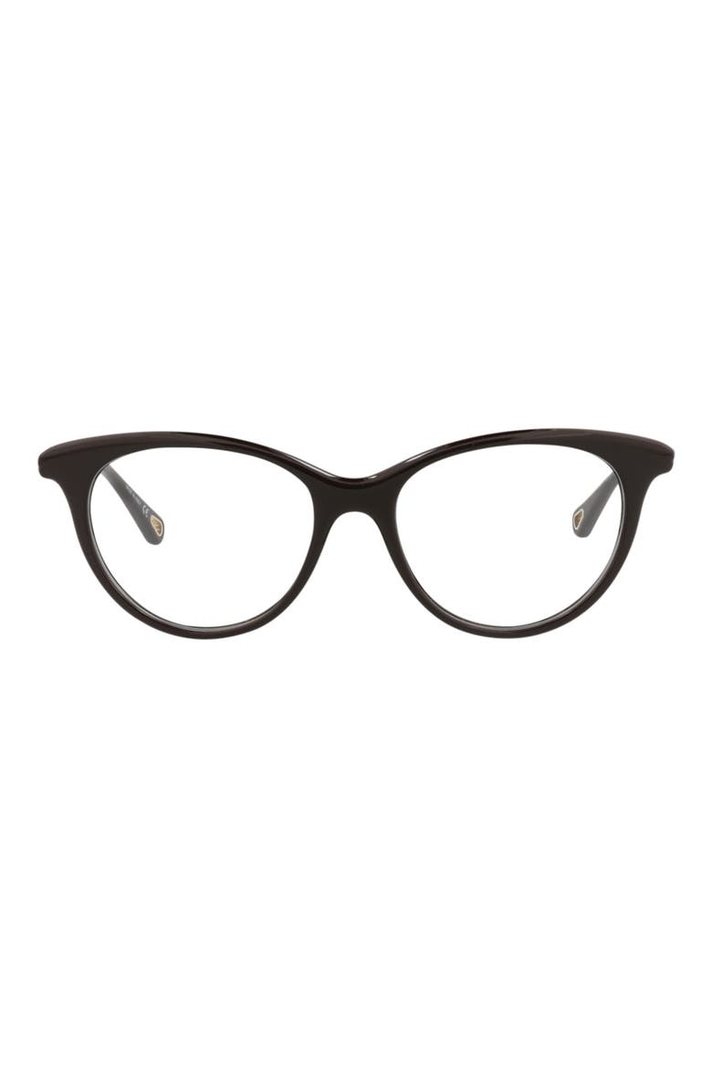 Core 49mm Cat Eye Optical Glasses, Main, color, BROWN BROWN