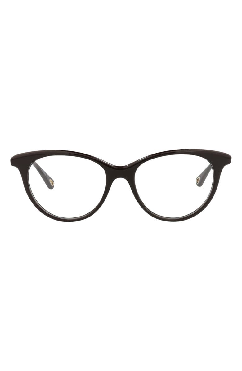 Chloé Core 49mm Cat Eye Optical Glasses, Main, color, 