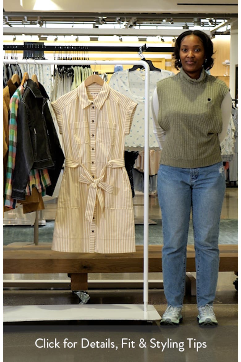 Short Belted Shirt Dress video