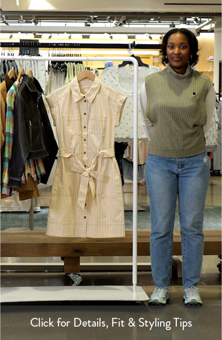 Short Belted Shirt Dress, sales video thumbnail