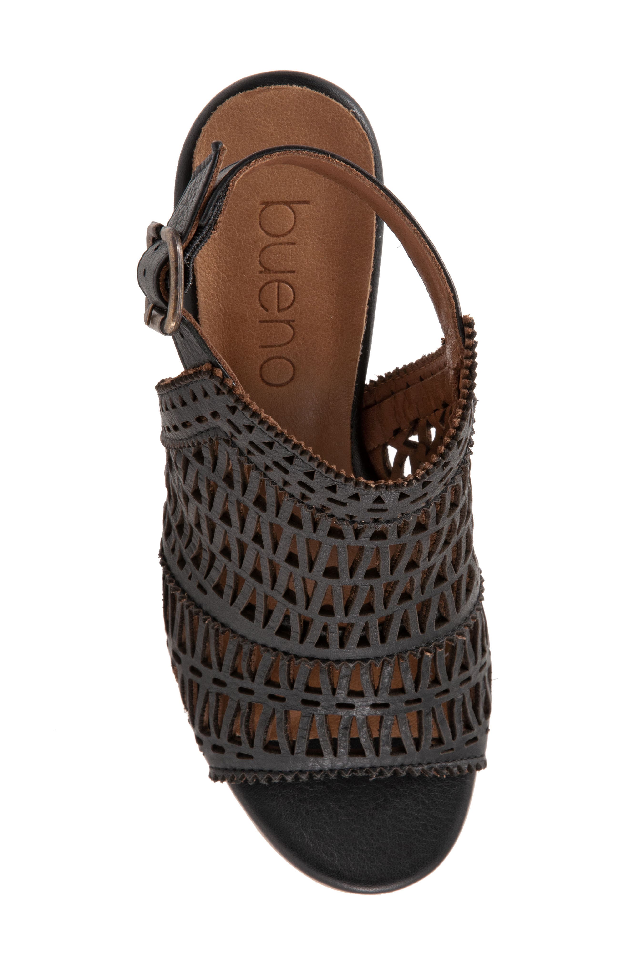 Bueno Candice Sandal, Alternate, color, Black