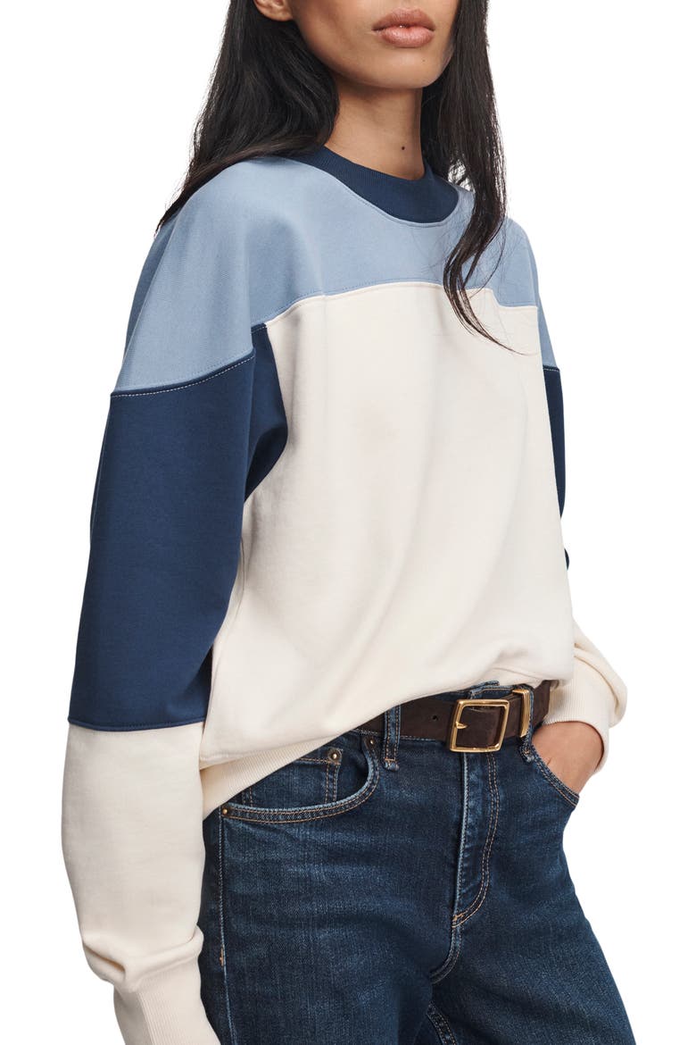 The Everyday Terry Sweatshirt, Alternate, color, BLUE MULTI