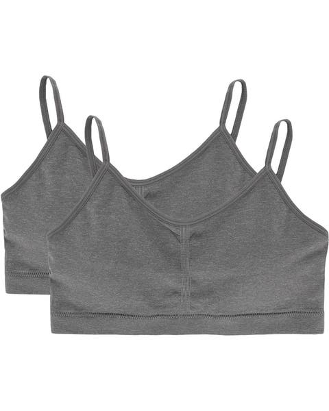 2 Pair Pack Gathered Front Cup Training Bra