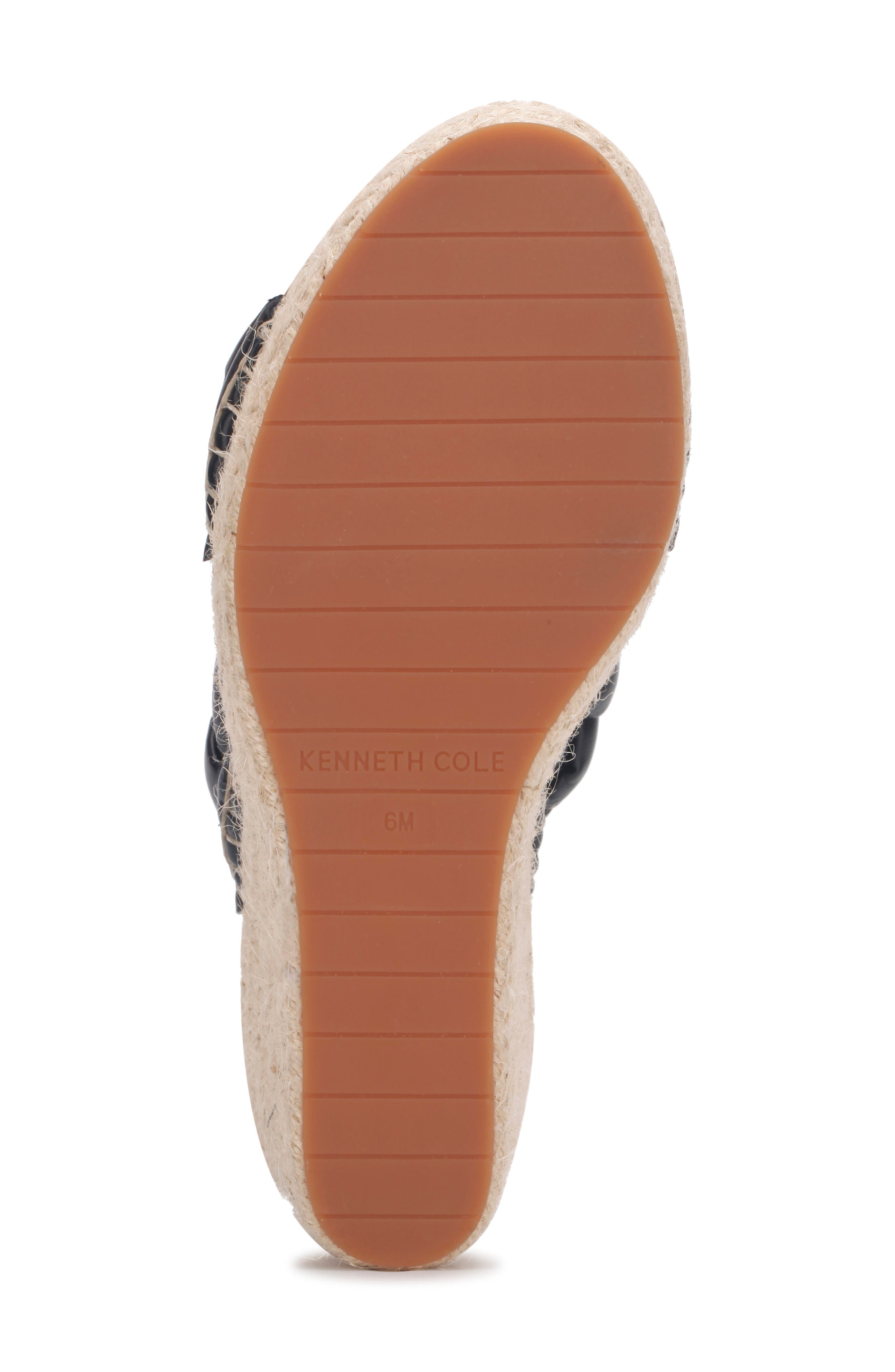 Kenneth Cole New York Olivia Braided Espadrille Platform Wedge Sandal, Alternate, color, 