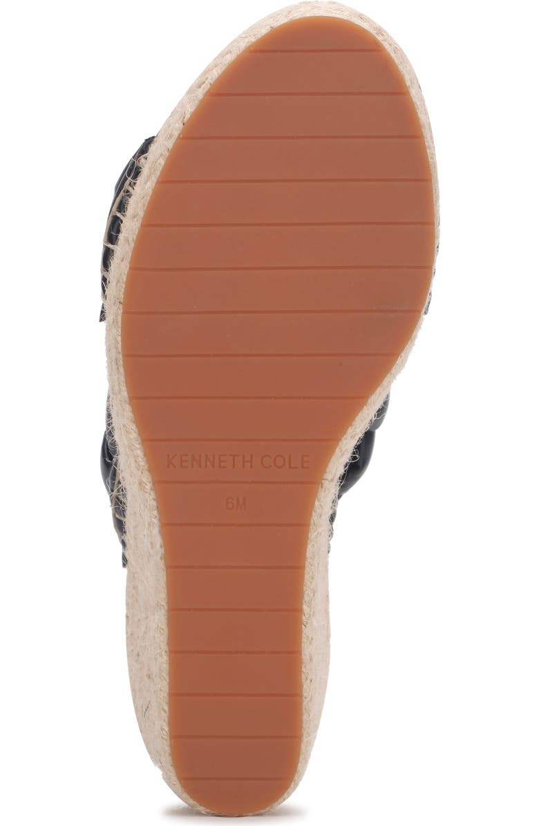 Kenneth Cole New York Olivia Braided Espadrille Platform Wedge Sandal, Alternate, color,