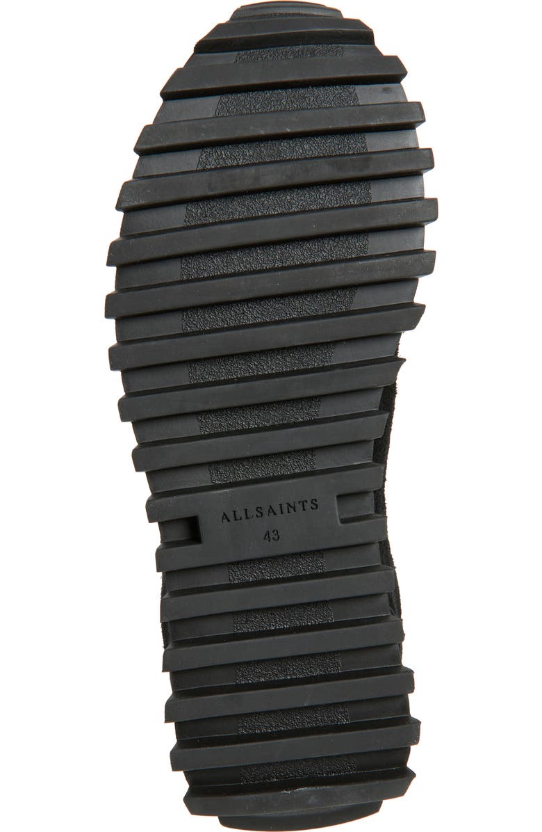 AllSaints Nevis Cleated Sneaker, Alternate, color, Black