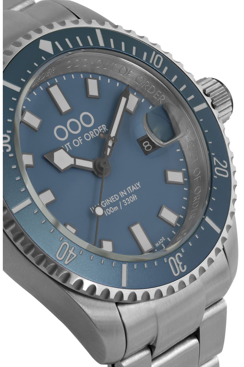 Casanova Bracelet Watch, 44mm, Alternate, color, BLUE MEDITERRANEO