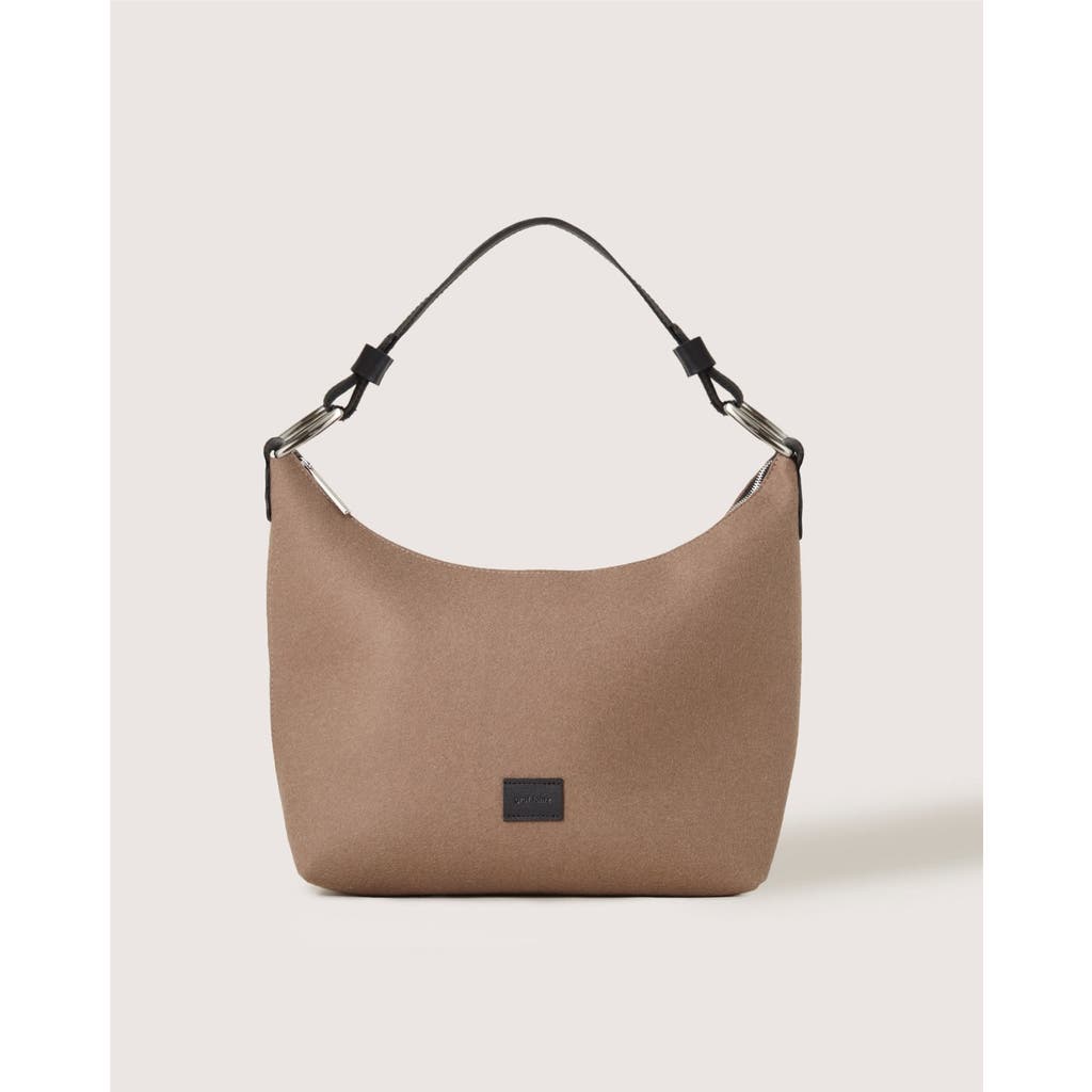 Graf & Lantz Graf Lantz Hana Merino Wool Hobo Bag In Brown