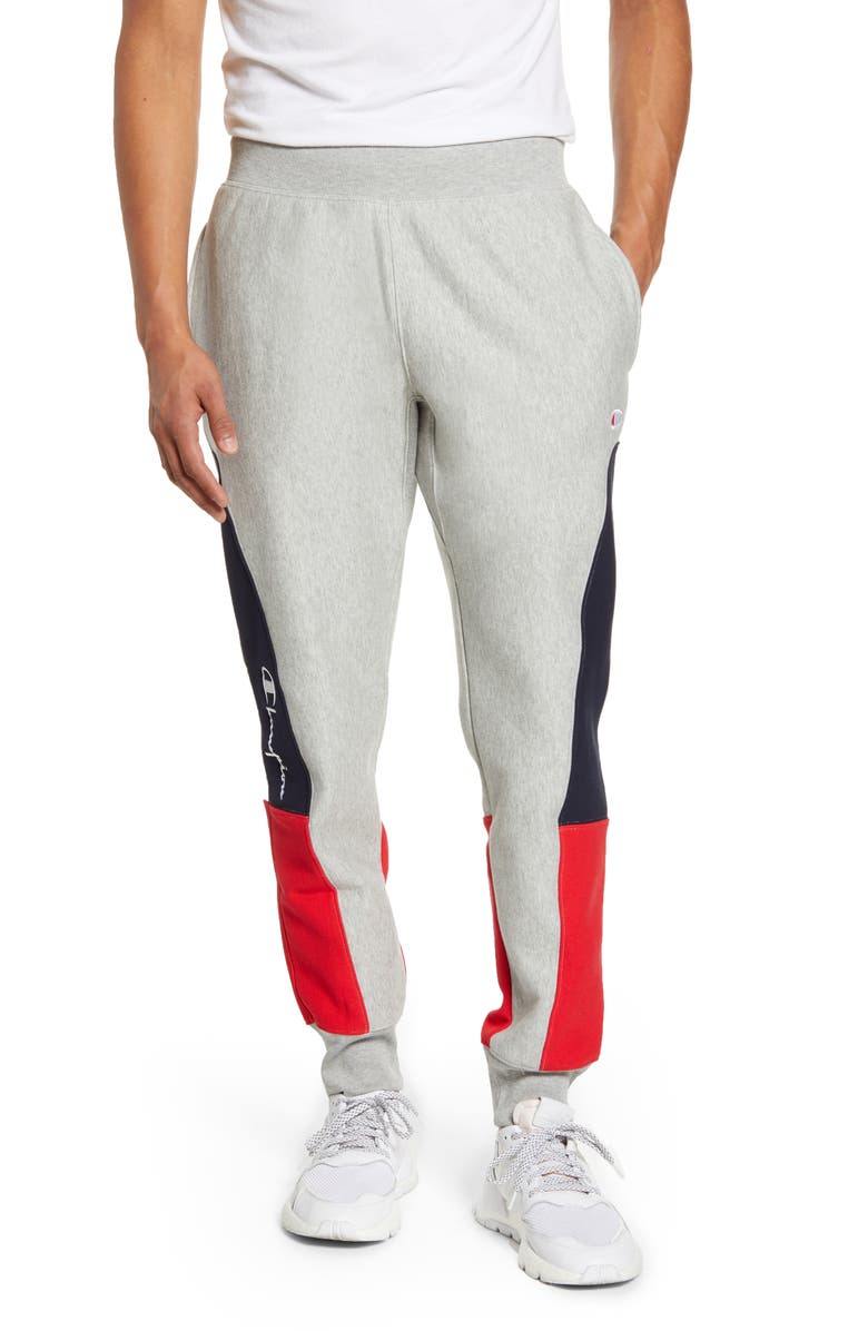 Champion Colorblock Sweatpants, Main, color,