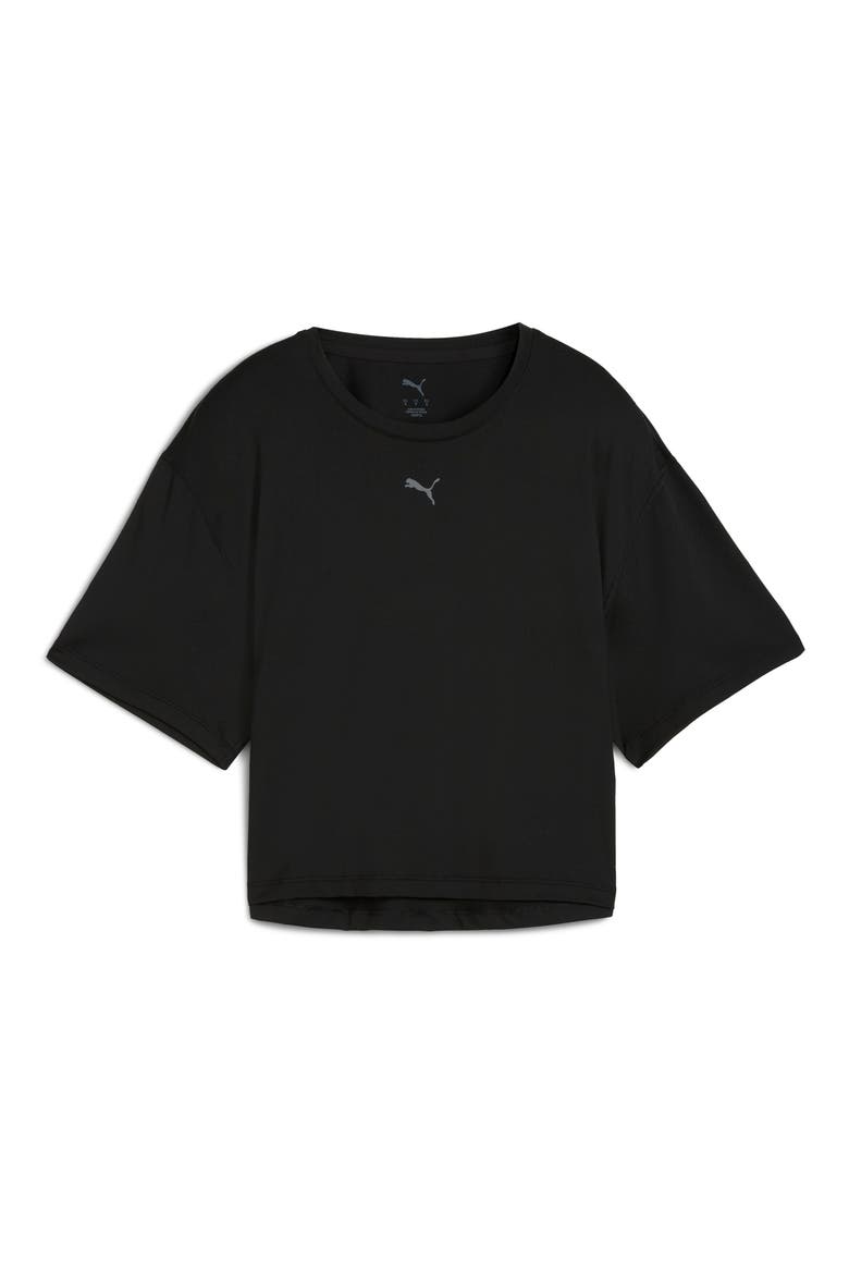 CLOUDSPUN Relaxed T-Shirt, Alternate, color, PUMA BLACK