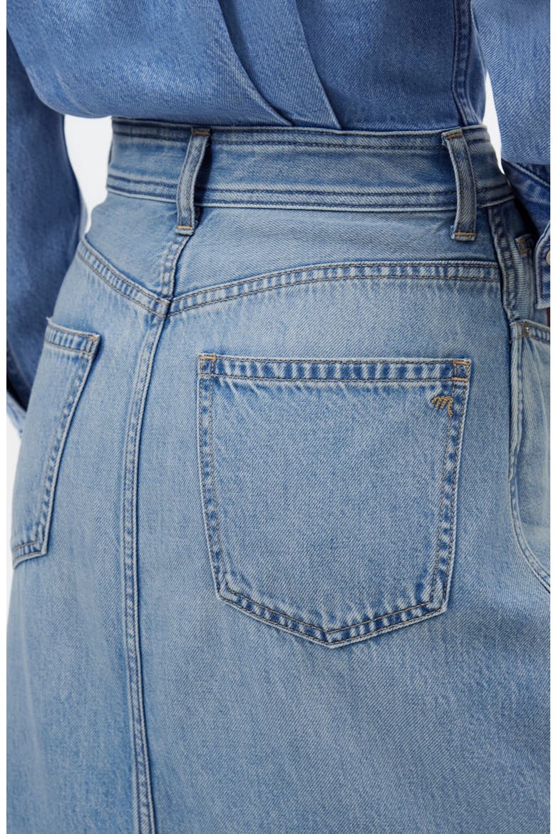 Denim Midi Shirtdress, Alternate, color, ALTOONA WASH