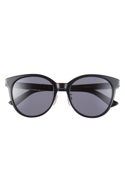 Novelty 56mm Round Sunglasses