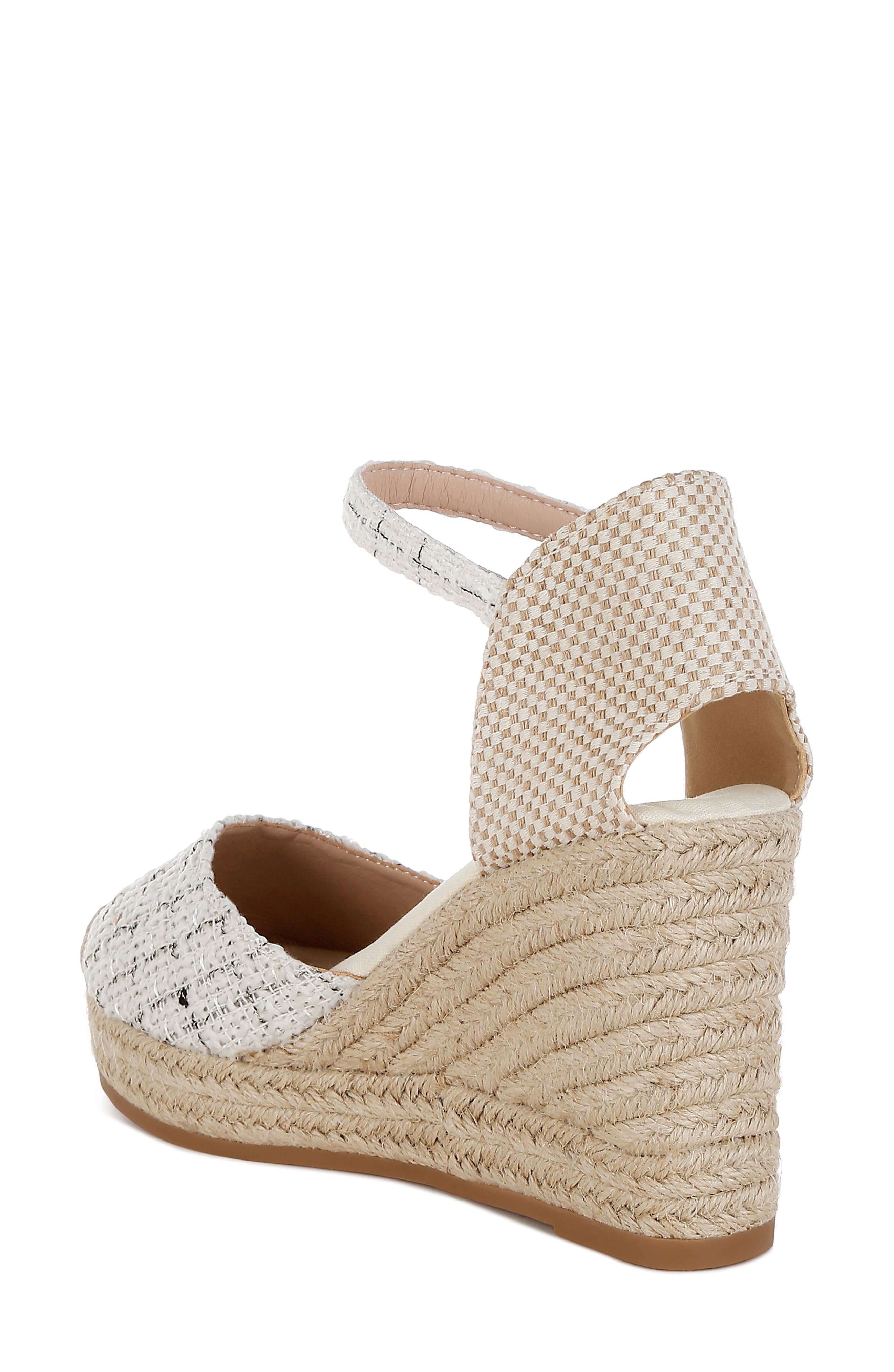 LONDON RAG Regatta Platform Wedge Espadrille, Alternate, color, White