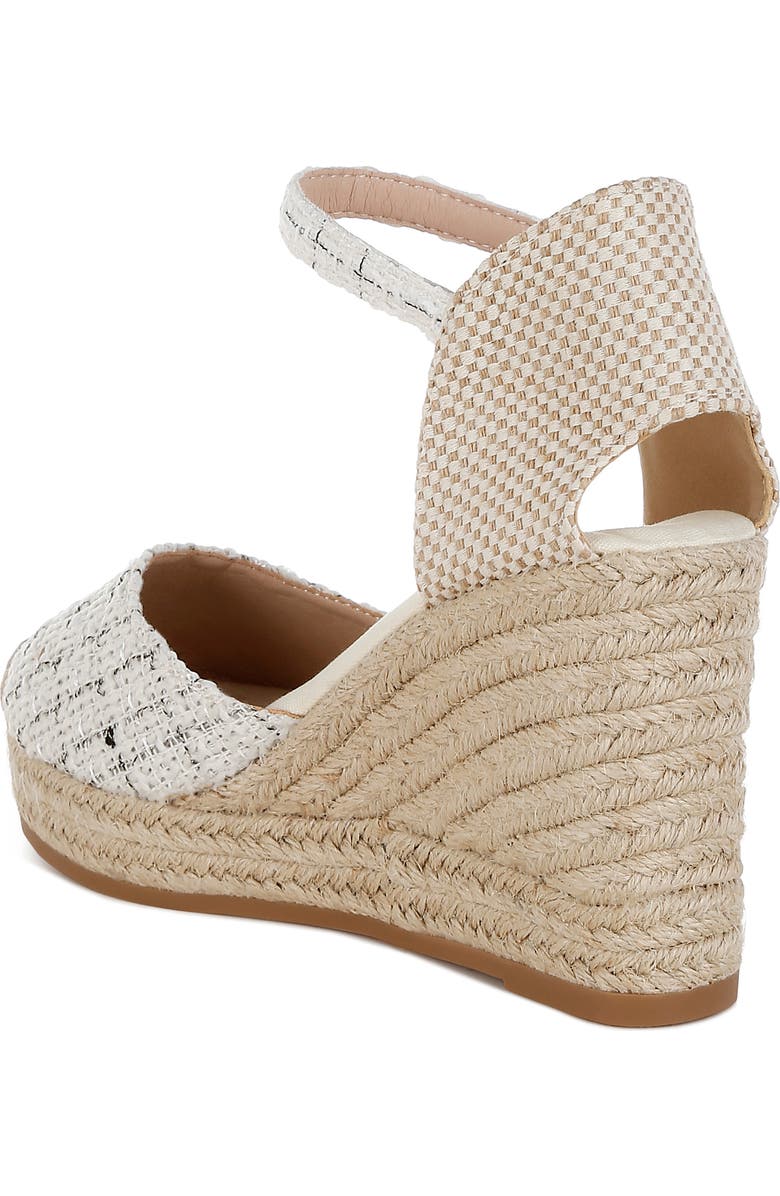 LONDON RAG Regatta Platform Wedge Espadrille, Alternate, color, White