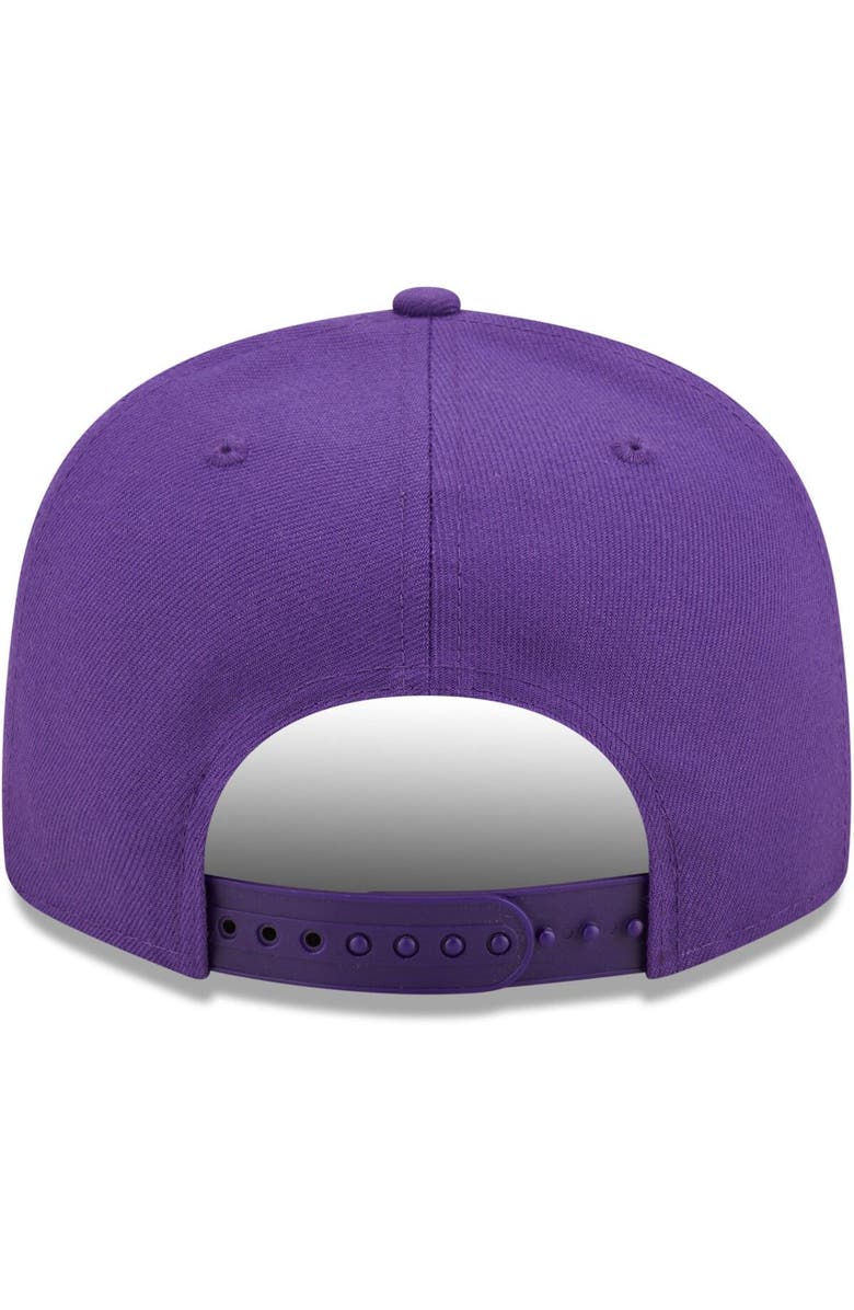 New Era Men's New Era Purple Los Angeles Lakers Team State 9FIFTY Snapback Hat, Alternate, color, 