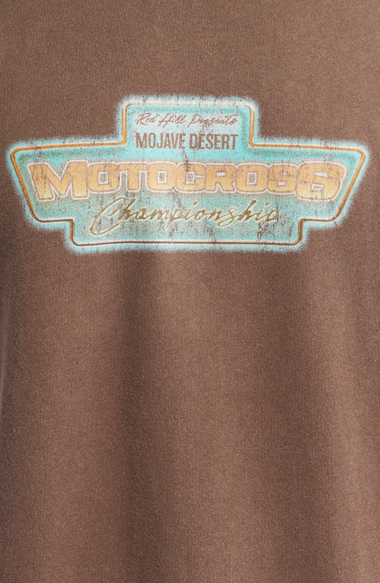 ID Supply Co NPL Motorcross Championship Graphic T-Shirt, Alternate, color, Washed Brown