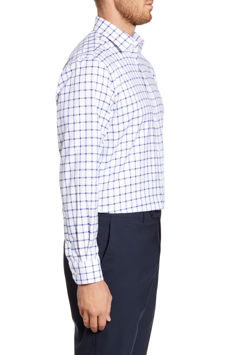 NORDSTROM MEN'S SHOP Traditional Fit Windowpane Dress Shirt, Alternate, color, 