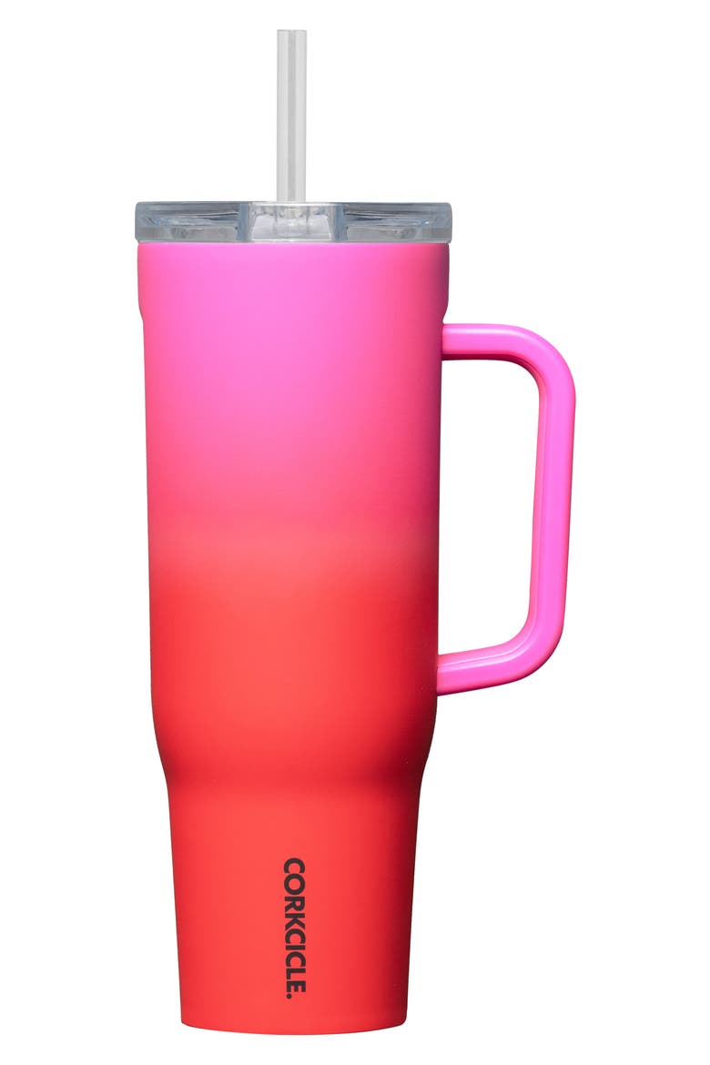 Cruiser 40-Ounce Insulated Tumbler with Handle, Main, color, SANGRIA