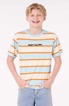 Rip Curl Kids' Island Stripe Cotton T-Shirt