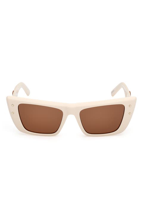 52mm Cat Eye Sunglasses