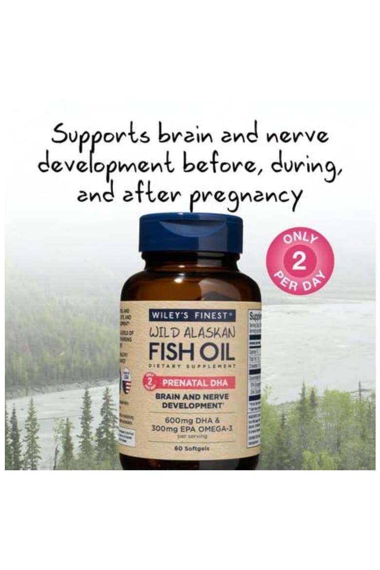Prenatal DHA Omega-3 60 Softgels for Pregnancy and Nursing Support(30 servings), Alternate, color, None