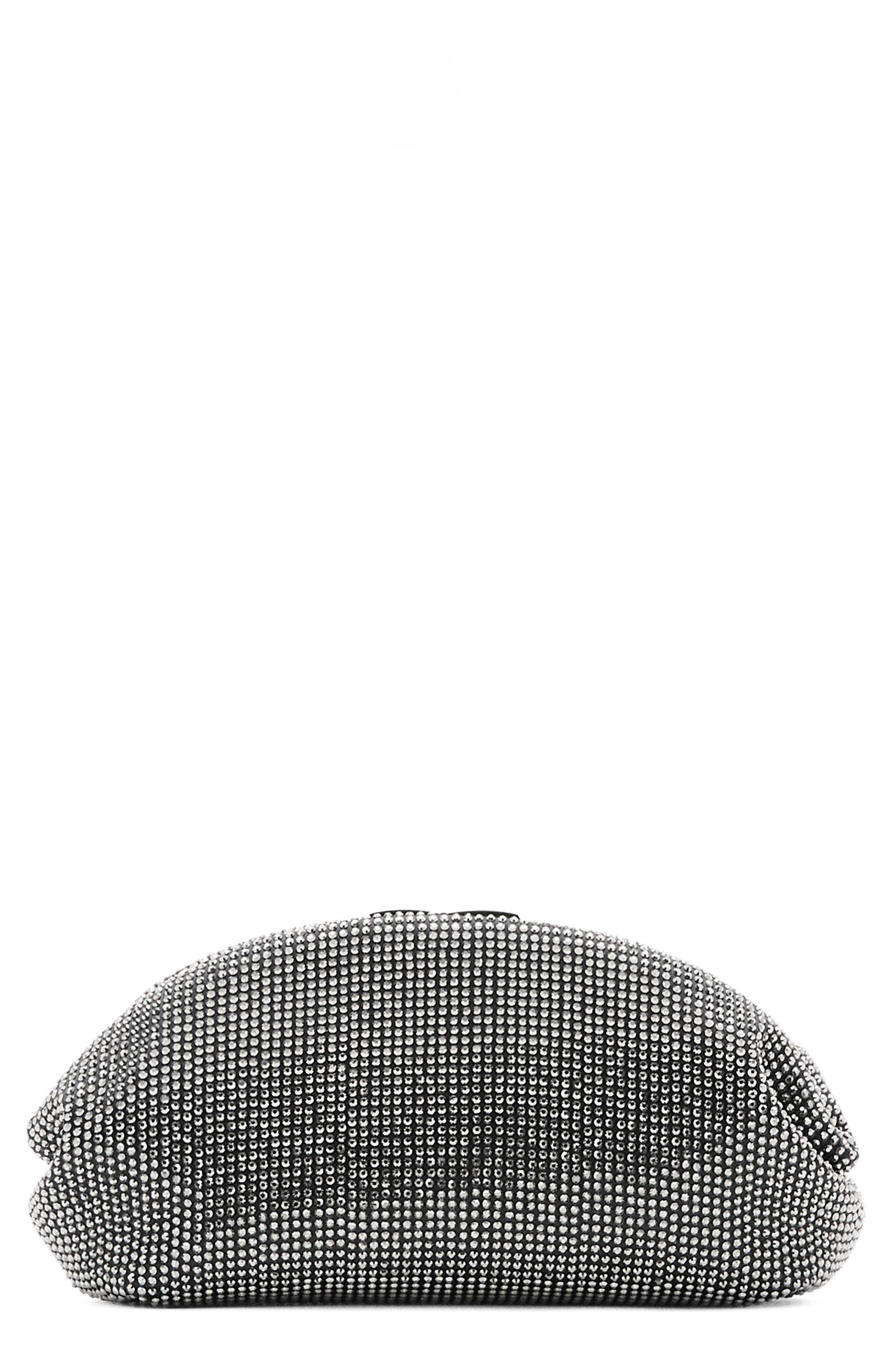 MANGO Crystal Clutch, Main, color, 