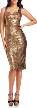 Dress the Population Sloane Sequin Sheath Dress