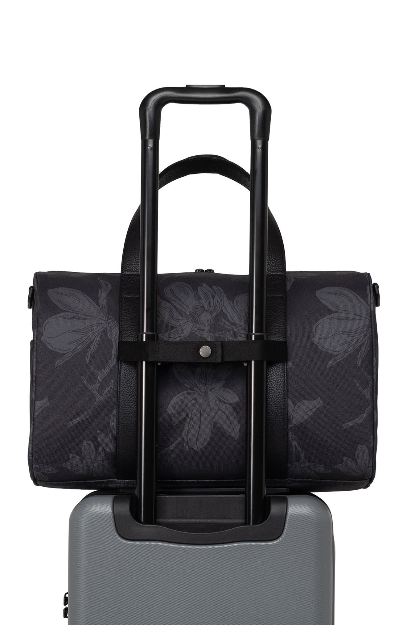 Novel Carry-On Duffle Bag, Alternate, color, BLOCK PRINT FLORAL