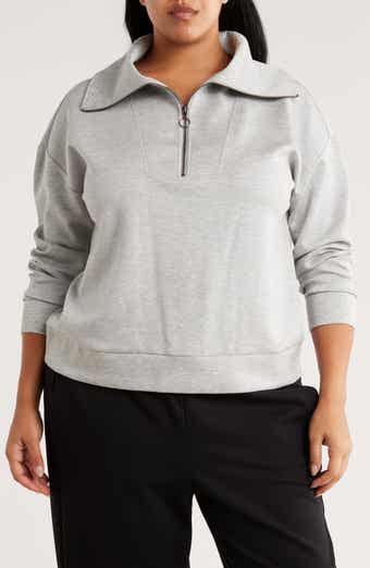 Caslon® Quarter Zip Sweatshirt