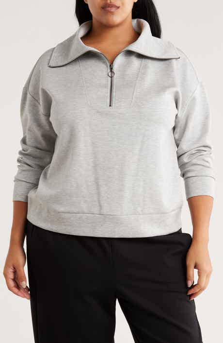 Caslon® Quarter Zip Sweatshirt