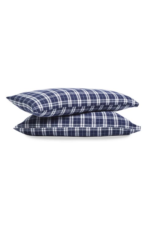 Oxford Tartan Cotton Flannel Pillowcases