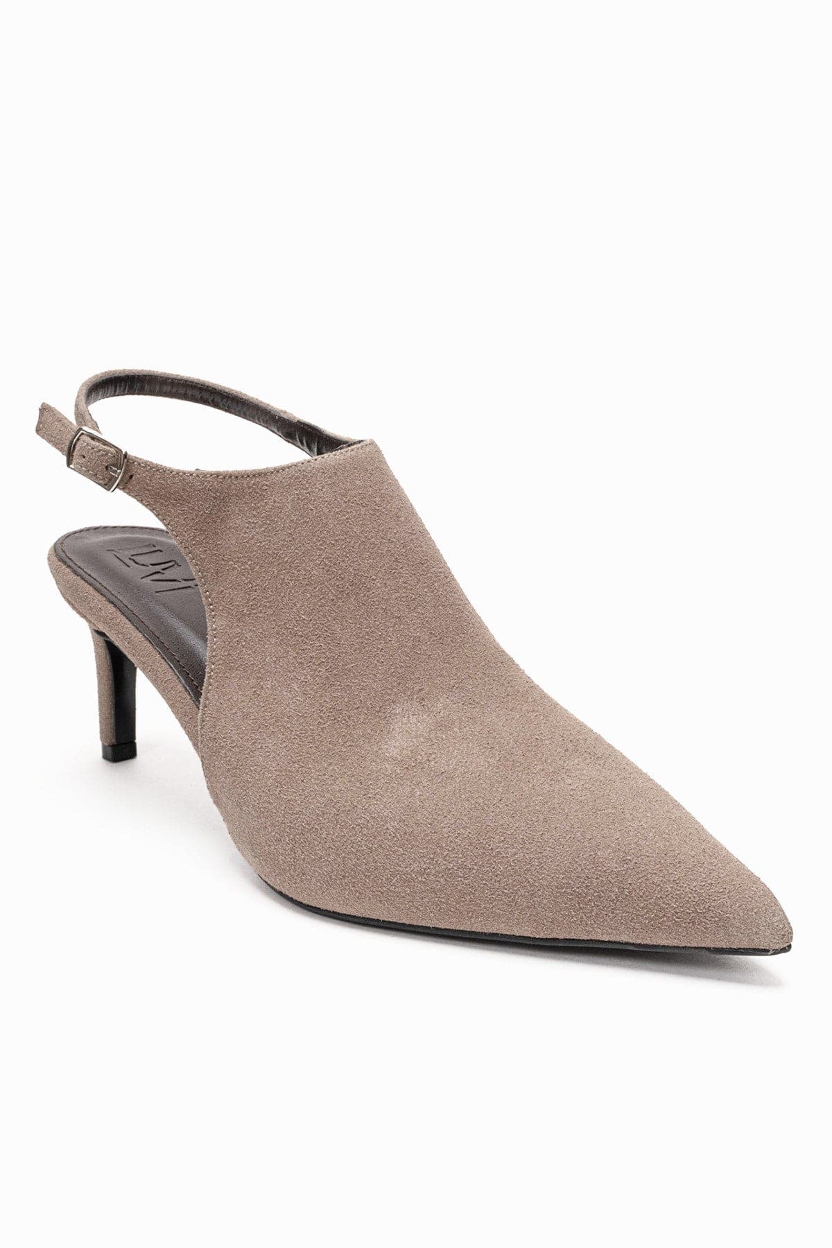 Vosalie Slingback Stiletto Pump, Alternate, color, Mink Suede