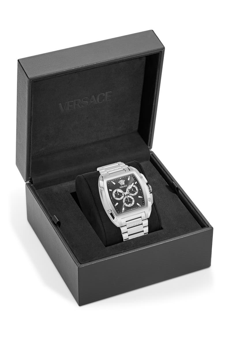 Dominus Chronograph Bracelet Watch, 42mm x 50mm, Alternate, color, STAINLESS STEEL