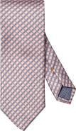 Eton Interlock Print Silk Tie