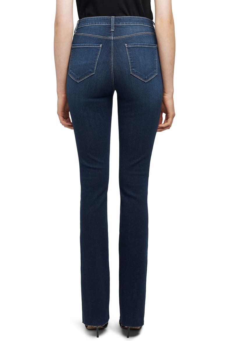 Ruth High Waist Raw Hem Straight Leg Jeans, Alternate, color, VENUS