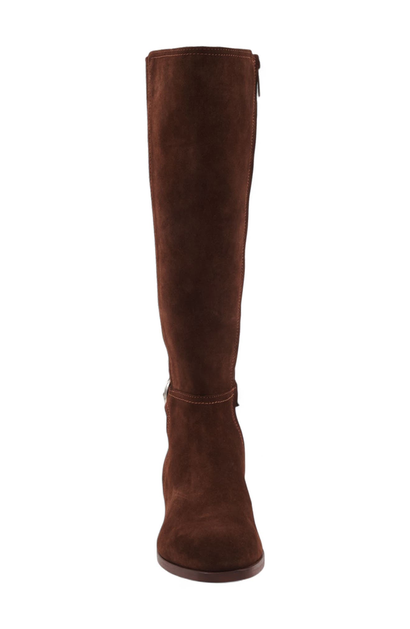 Aquatalia Roksana Weatherproof Knee High Boot, Alternate, color, Brandy Suede