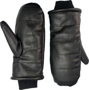 MARCUS ADLER Faux Leather Mittens