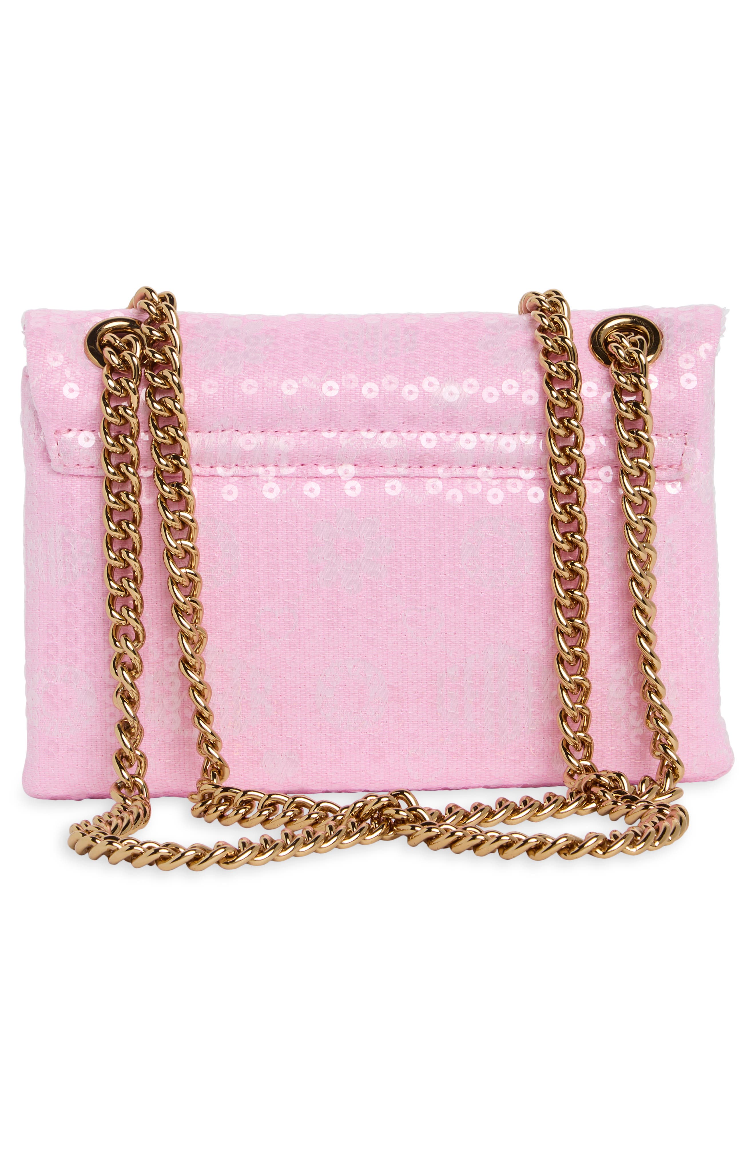 Sequin Mini Brixton Convertible Shoulder Bag, Alternate, color, LIGHT/ PASTEL PINK