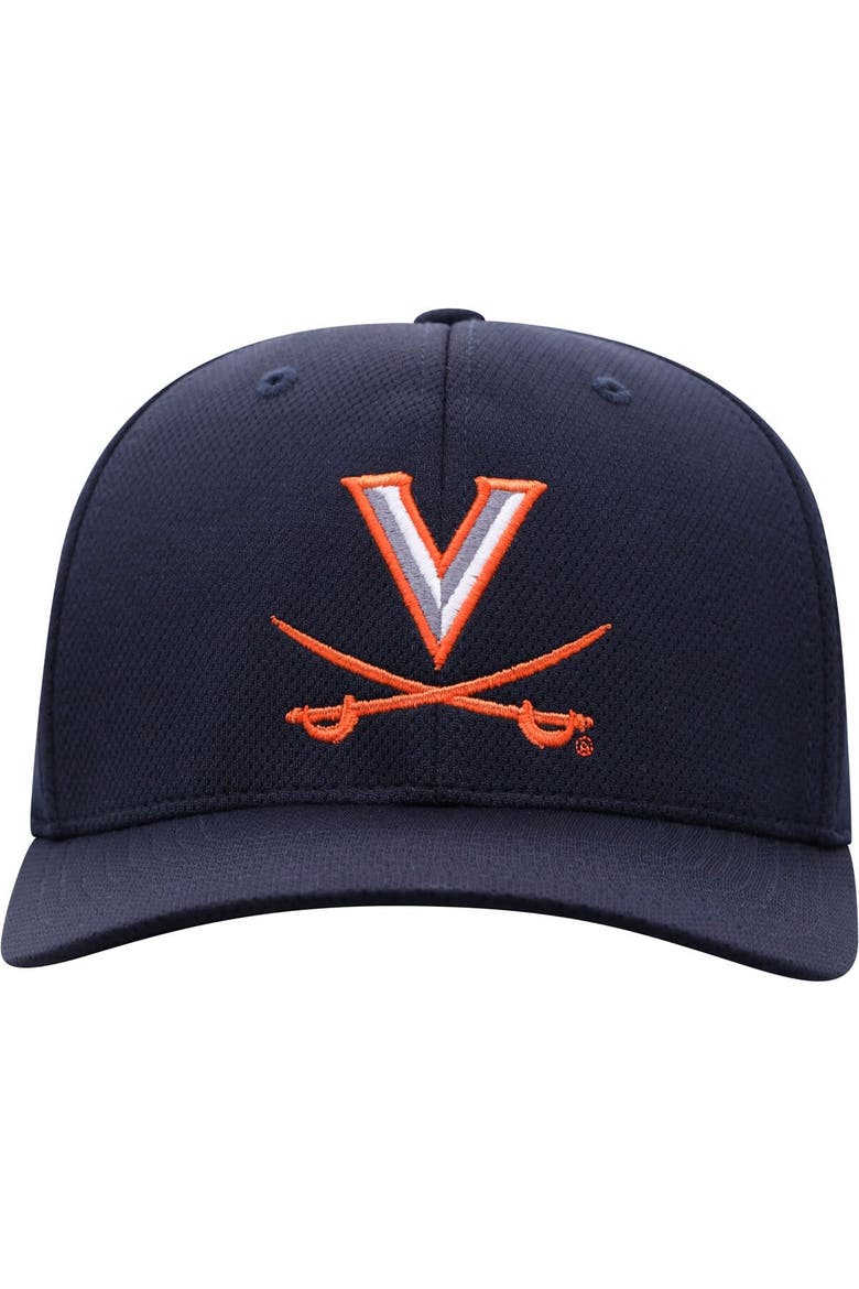 Men's Top of the World Navy Virginia Cavaliers Reflex Logo Flex Hat, Alternate, color, Navy