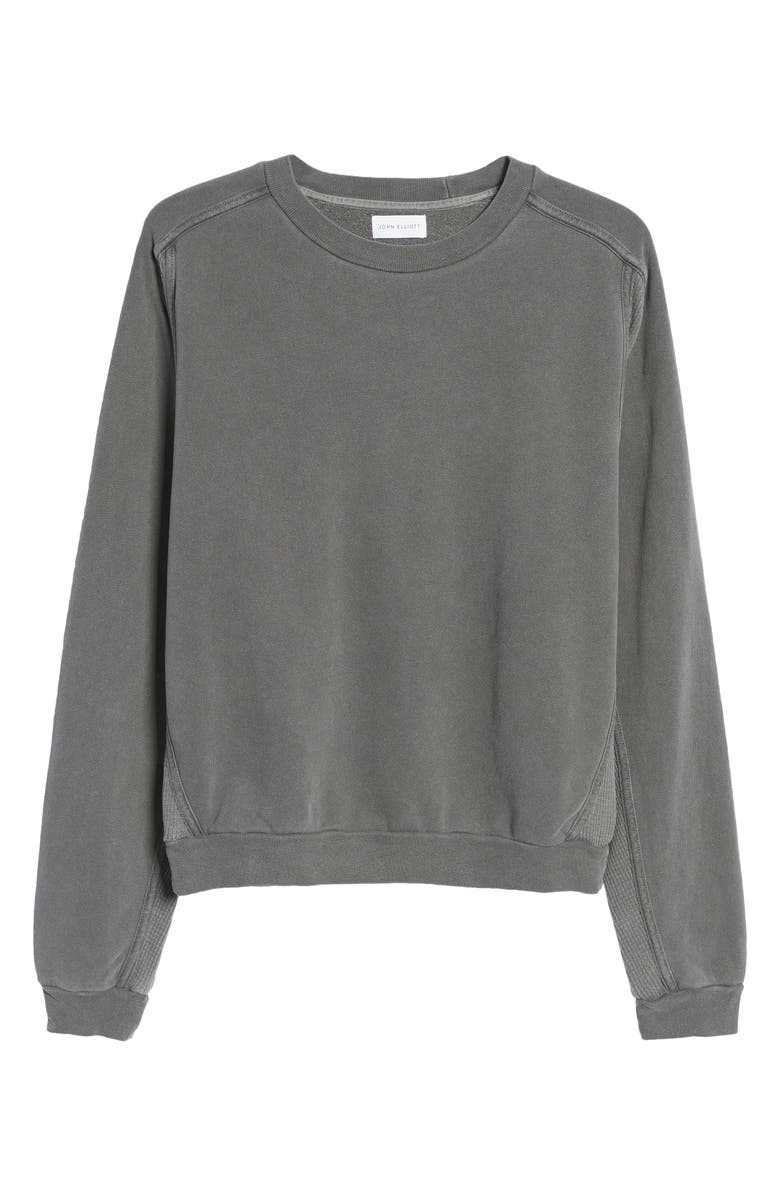 John Elliott Cross Thermal Crewneck Sweatshirt, Alternate, color, 