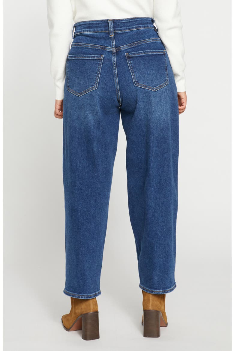Lou High Waist Barrel Leg Jeans, Alternate, color, UNION CITY BLUE