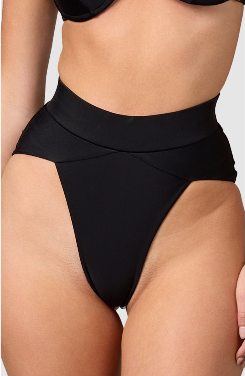 MBM Swim Aspire Bikini Bottoms, Main, color, Black