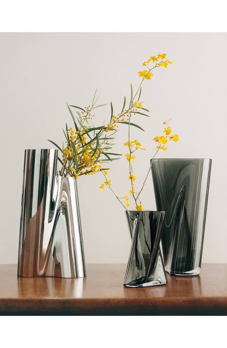Georg Jensen Lituus Stainless Steel Vase, Alternate, color, Steel