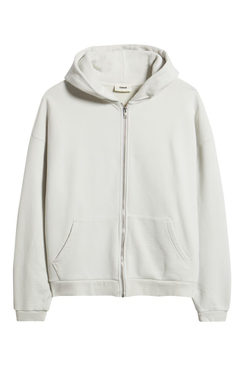 Core Zip Hoodie, Alternate, color, VINTAGE WHITE