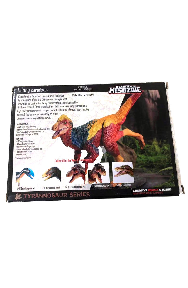 Beasts of the Mesozoic Dilong Paradoxus, Alternate, color, Multicolored